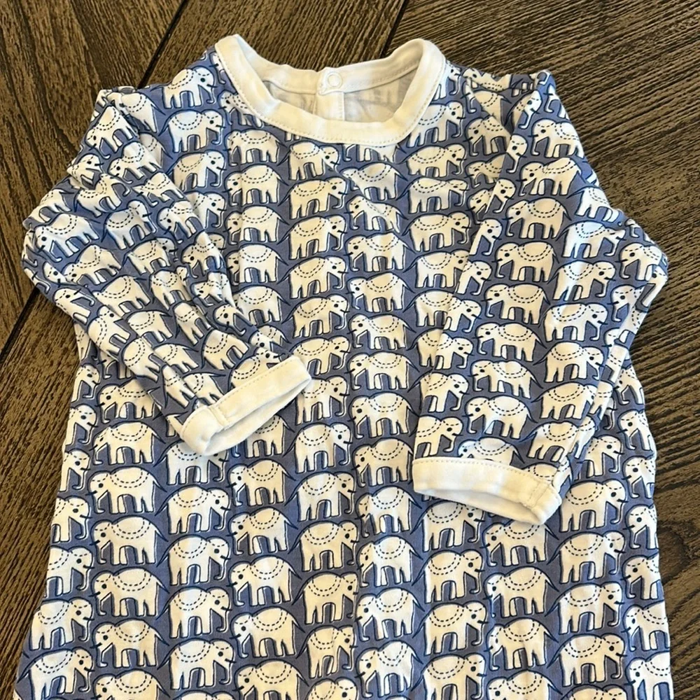 Roberta Roller Rabbit onesie pajamas. Size 6 to 9 months